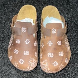 Bravest Studios Mocha Paisley Mule